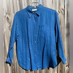 Daña Buchman Blue Blouse